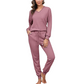 📢📢50%Rabatt!!!🎉✨Langarm-Oberteil & Jogger-Loungewear-Set für Damen