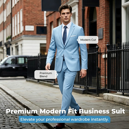 🔥Solange der Vorrat reicht 50 % Rabatt!🎉Zweiteiliges Business-Anzugset für Herren in Modern Fit
