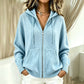📢📢50%Rabatt!!!🎉✨Lockere Damen-Strickjacke mit Kapuze