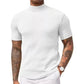 💎 Der Wahnsinn! Legere Slim-Fit Herren-T-Shirts mit Stehkragen