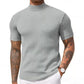 💎 Der Wahnsinn! Legere Slim-Fit Herren-T-Shirts mit Stehkragen