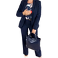 🏆 Verkaufsschlager – jetzt halber Preis! Damen 3-teiliges Anzug-Set: Blazer, Oberteil und Hose