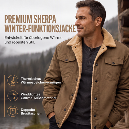 🚀 Neu eingetroffen – 50% Probierpreis! Herren-Casual-Sherpa-Utility-Cargojacke