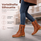 Damen-Martinistiefel mit runder Zehenpartie und klobigem Absatz