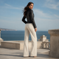 ⏰ Letzte Welle – Lager fast leer – 50% endet jederzeit Damen-Kunstlederjacke in Slim-Fit