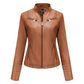 ⏰ Letzte Welle – Lager fast leer – 50% endet jederzeit Damen-Kunstlederjacke in Slim-Fit