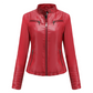 ⏰ Letzte Welle – Lager fast leer – 50% endet jederzeit Damen-Kunstlederjacke in Slim-Fit