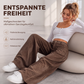 ⏰ Letzte Welle – Lager fast leer – 50% endet jederzeit ！Lässige Weithosen mit entspannter Passform für Damen