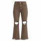 📣📣50%Rabatt!!!🎉✨Flare-Jeans mit Beinverlängerung – Leichter Denim, bequemer Sitz & zeitloses Design – Ideal für Frühling, Herbst & entspannte Stunden
