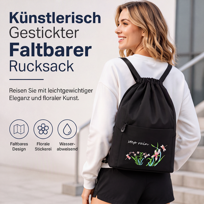 ⚡ Heute halber Preis! Vintage-Faltbarer Kordelzug-Rucksack für Damen