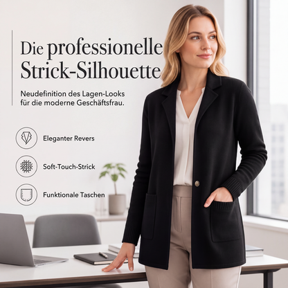 📢📢50%Rabatt!!!🎉✨Damen Strickcardigan mit Reverskragen