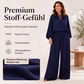 📢📢50%Rabatt!!!🎉✨Legeres, lockeres Oberteil und Hosen-Set für Damen