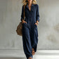 🍂🛍️50 % Rabatt！🏷️Weites Cargojumpsuit für Damen