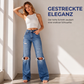 🏷️ Räumung -50%! Schicke hochtaillierte Damen-Jeans im Used-Look
