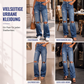 🏷️ Räumung -50%! Schicke hochtaillierte Damen-Jeans im Used-Look