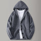 Herren-Strickcardigan mit Kapuze, lässige, lockere Strickjacke mit Knöpfen
