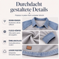 📈 Verkaufshit Nr. 1 – direkt 50%! Langarm-Sweatshirt für Damen mit Denim-Patchwork