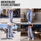 ⭐ 4,9 Sterne – nicht ohne Grund! Weite Jeans für Damen mit Rissen, Destroyed-Effekt und hoher Taille