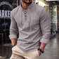 👕 50 % RABATT | Lässig, zeitlos & besonders – Herren Freizeithemd mit Stehkragen & Schnürdetail