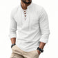 👕 50 % RABATT | Lässig, zeitlos & besonders – Herren Freizeithemd mit Stehkragen & Schnürdetail