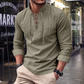 👕 50 % RABATT | Lässig, zeitlos & besonders – Herren Freizeithemd mit Stehkragen & Schnürdetail