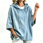 📢🎉50%Rabatt!!!🛍️✨Lässiges, lockeres Denim-Hoodie für Damen