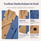 📦 Täglich 500+ Pakete versendet – der Wahnsinn! Jeansjacke mit Kragen und Patchwork-Design für Damen