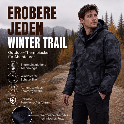 🏅 2000 Stück in 3 Tagen verkauft – schnell sein! Winddichte Kapuzenjacke für Herren mit Camouflage-Muster