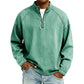 👕Herren-Pullover mit halbem Reißverschluss im Vintage-Look – Lässiges Sweatshirt im Streetstyle ✨