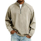👕Herren-Pullover mit halbem Reißverschluss im Vintage-Look – Lässiges Sweatshirt im Streetstyle ✨