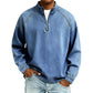 👕Herren-Pullover mit halbem Reißverschluss im Vintage-Look – Lässiges Sweatshirt im Streetstyle ✨