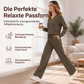 📈 Verkaufshit Nr. 1 – direkt 50%! Zweiteiliges Lounge-Set für Damen: Lässiges Oberteil + Hose