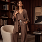 👚 50 % RABATT | 3 Teile, unzählige Looks – Damen Set mit Cardigan, Top & weiter Hose