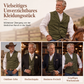 📢📢50%Rabatt!!!🎉✨Herren-Weste im Vintage-Stil mit Revers und Fischgrätmuster aus Tweed