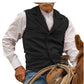 📢📢50%Rabatt!!!🎉✨Herren-Weste im Vintage-Stil mit Revers und Fischgrätmuster aus Tweed