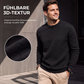 🌟 Der Look, den alle suchen – bei uns 50% günstiger! Herren-Crewneck-Sweatshirt mit Schachbrettmuster
