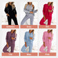 ⭐ 4,9 Sterne – nicht ohne Grund! Lässiges 3-teiliges Set für Damen - Jacke, Tanktop und Hose