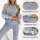 ⭐ 4,9 Sterne – nicht ohne Grund! Lässiges 3-teiliges Set für Damen - Jacke, Tanktop und Hose