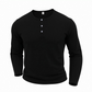🎪 Neuheiten-Launch + 50% = doppelte Überraschung! Langarm-Henleyshirt für Herren im lässigen Stil