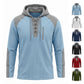 📢📢50%Rabatt!!!🎉✨Herren-Strickhoodie im Color-Block-Design, lässiger Stil