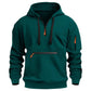 📦 Täglich 500+ Pakete versendet – der Wahnsinn! Warmes Utility-Hoodie für Herren mit Viertelreißverschluss