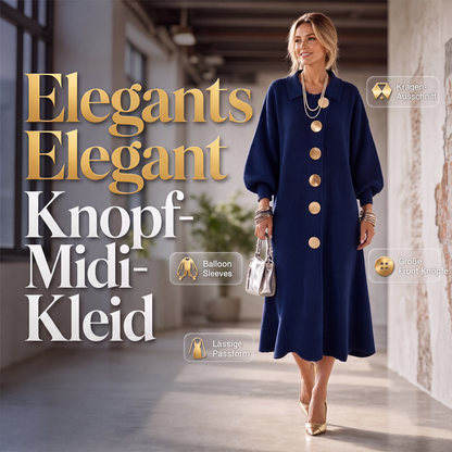 🔁 1000+ echte Bewertungen – durchweg positiv! Elegantes Langarm-Strickkleid für Damen