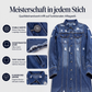 📊 Über 200.000 Verkäufe – Dankeschön mit 50% Rabatt! Damen-Jeansjacke lang im Used-Look mit Rissen