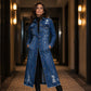 📊 Über 200.000 Verkäufe – Dankeschön mit 50% Rabatt! Damen-Jeansjacke lang im Used-Look mit Rissen