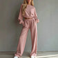 ⏰ Countdown läuft – 50% nur noch 3 Tage! 2-teiliges Set: Sweatshirt und Hose für Damen