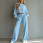 ⏰ Countdown läuft – 50% nur noch 3 Tage! 2-teiliges Set: Sweatshirt und Hose für Damen