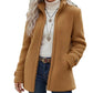 📢📢50%Rabatt!!!🎉✨Winterjacke für Damen mit durchgehendem Reißverschluss und Stehkragen