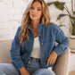 📢📢50%Rabatt!!!🎉✨Damen-Casual-Jacke aus Cord mit Kapuze