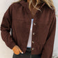 📢📢50%Rabatt!!!🎉✨Damen-Casual-Jacke aus Cord mit Kapuze