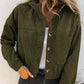 📢📢50%Rabatt!!!🎉✨Damen-Casual-Jacke aus Cord mit Kapuze
